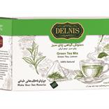 Green tea and lemon herbal tea